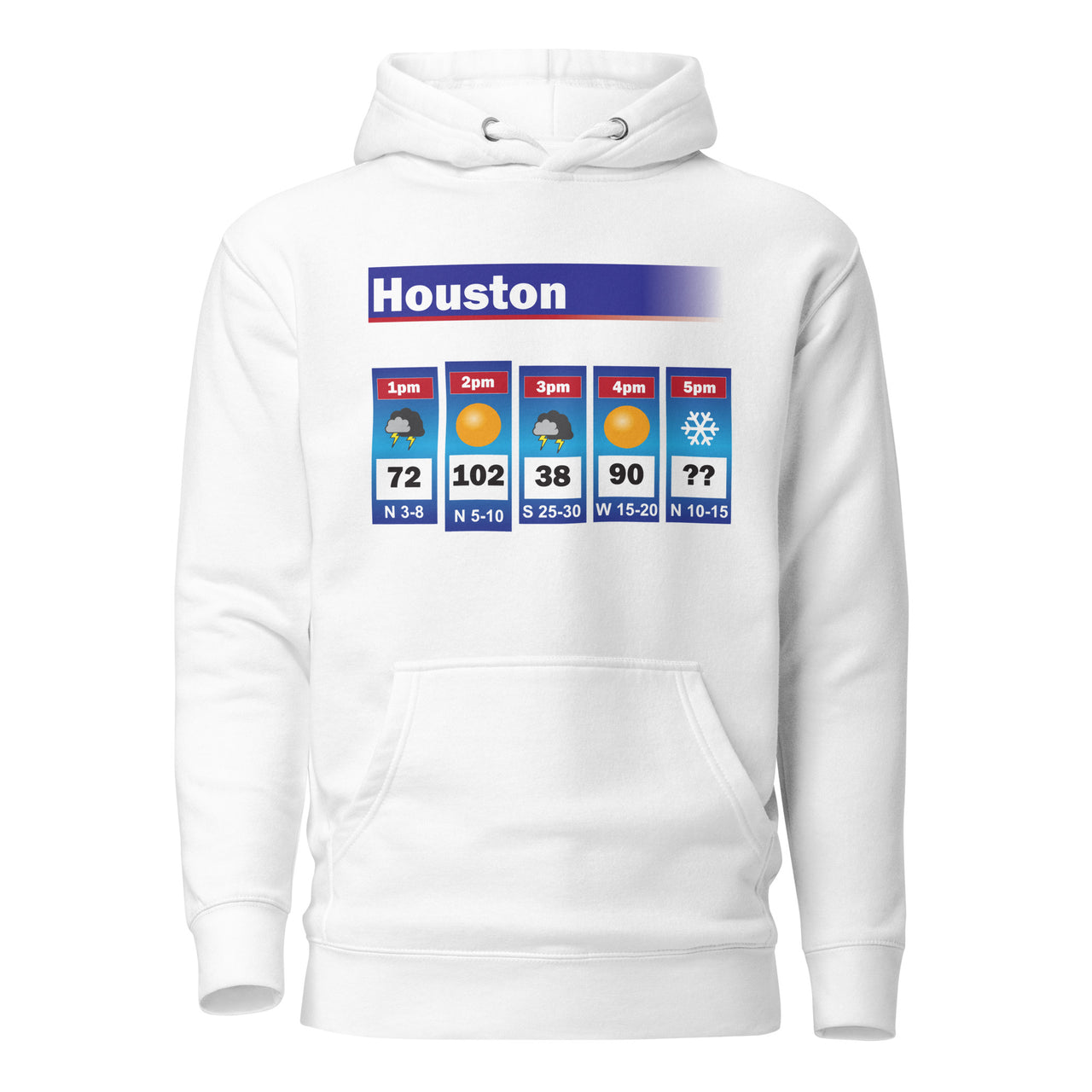 Houston Weather Unisex Hoodie