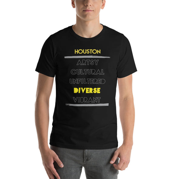 The 5 Facet's of Houston Unisex T-Shirt