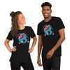 The World Runs In Houston Unisex t-shirt