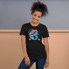 The World Runs In Houston Unisex t-shirt