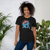 The World Runs In Houston Unisex t-shirt