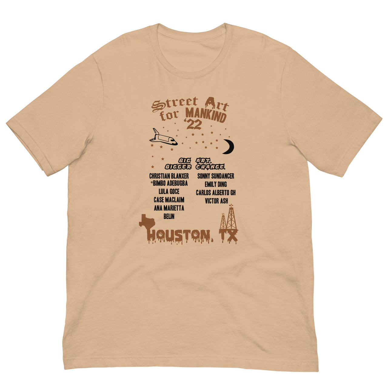 Street Art for Mankind Unisex t-shirt