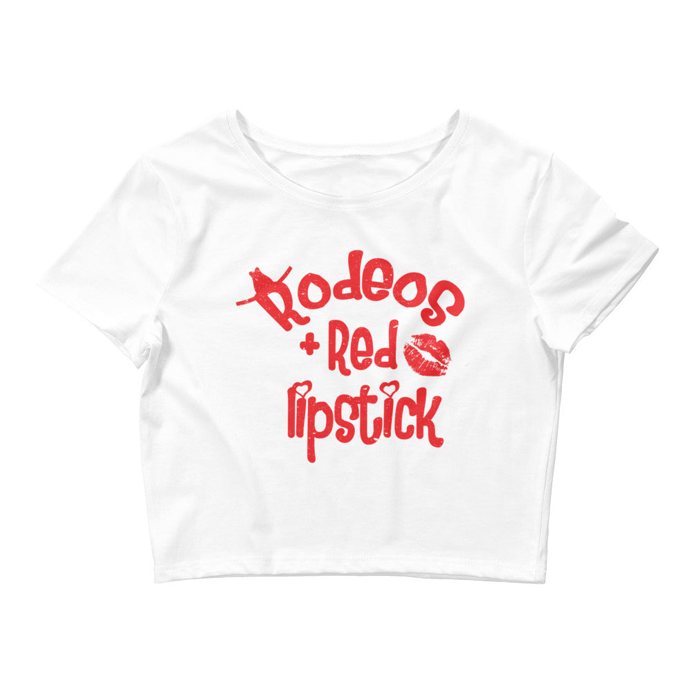 Rodeo's & Lipstick Women’s Crop Tee