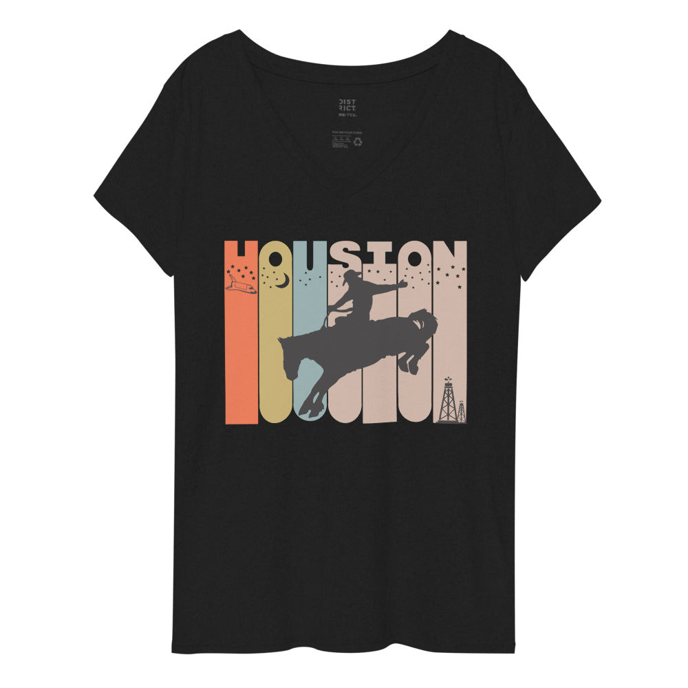 Houston Cowboys Women’s V-Neck T-shirt